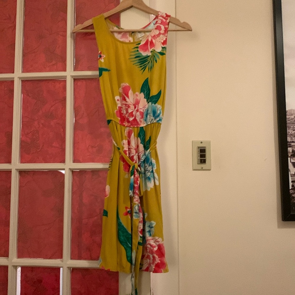 Floral Yellow Dress